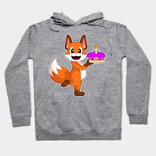 Fox Birthday Candle Cake Hoodie